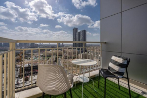 HiGuests - Luxurious 1BR Apartment with balcony in JVC